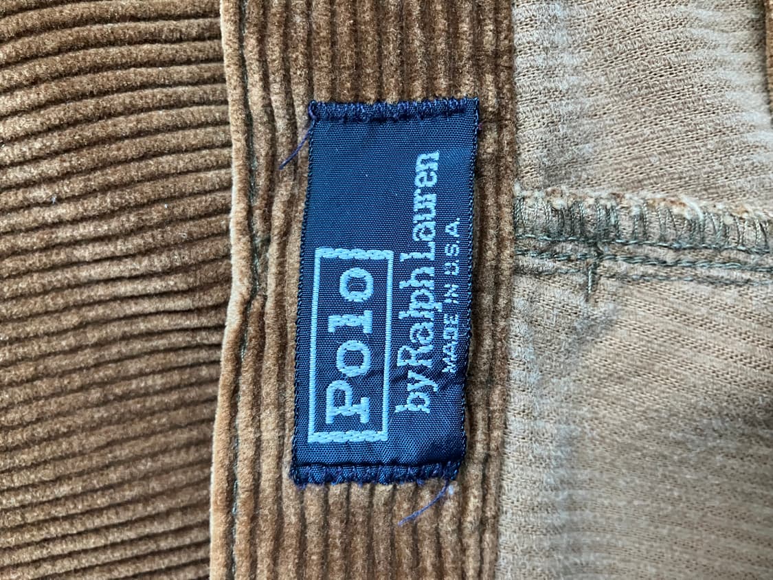 80s 90s 폴로 코듀로이 팬츠 usa made 상품이미지3