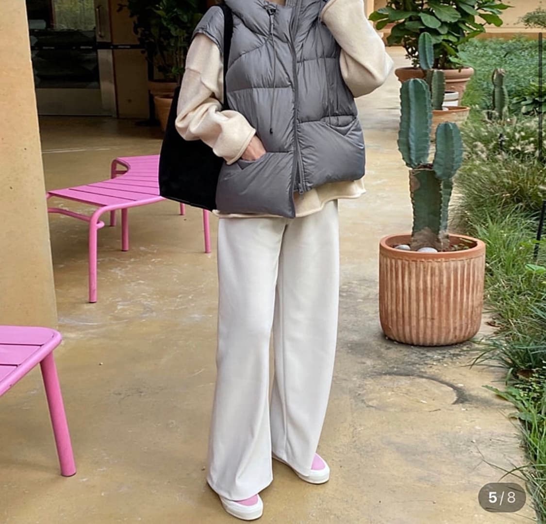 멀린그레이(MurlinGrey) 구스후드조끼 S 상품이미지6