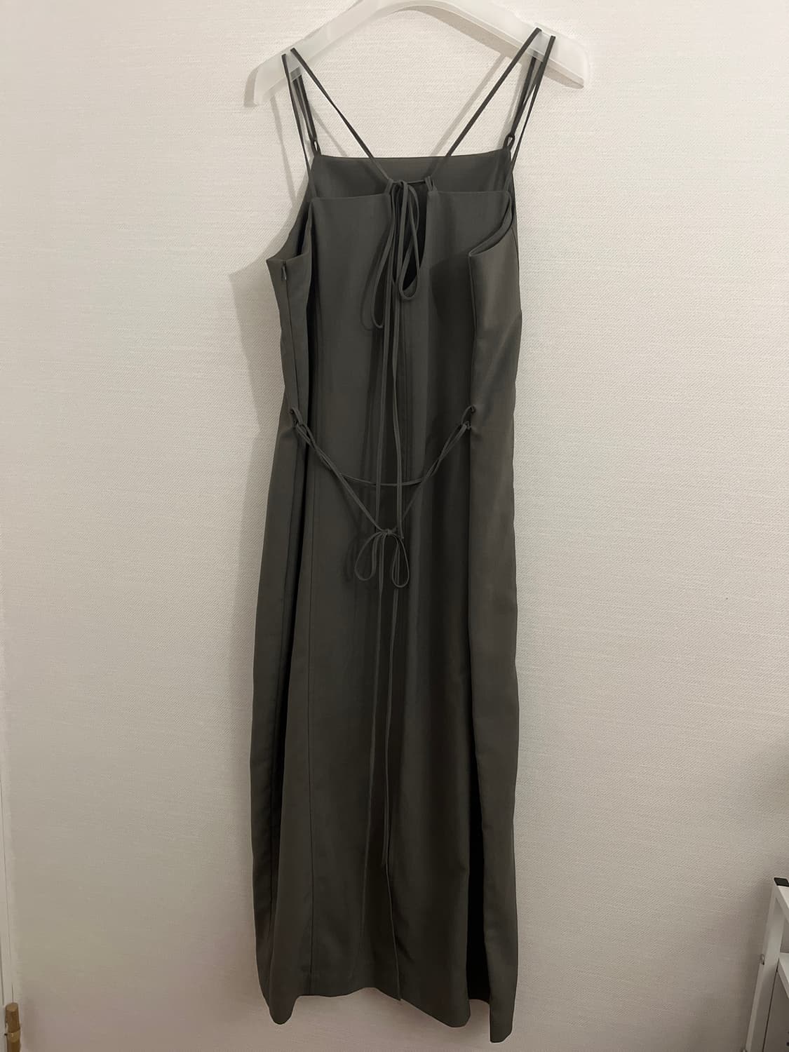 그레이 롱 원피스 상품이미지1