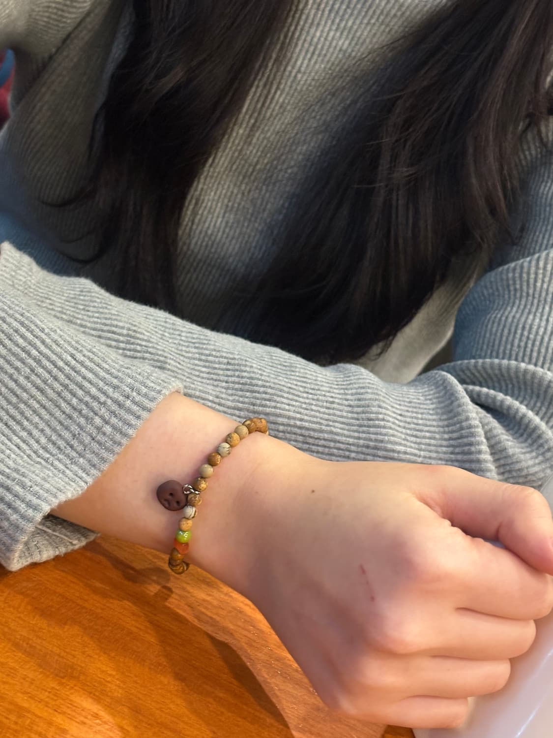 [핸드메이드] 귀여운 감자 팬던트 비즈팔찌 (무료배송) 상품이미지5