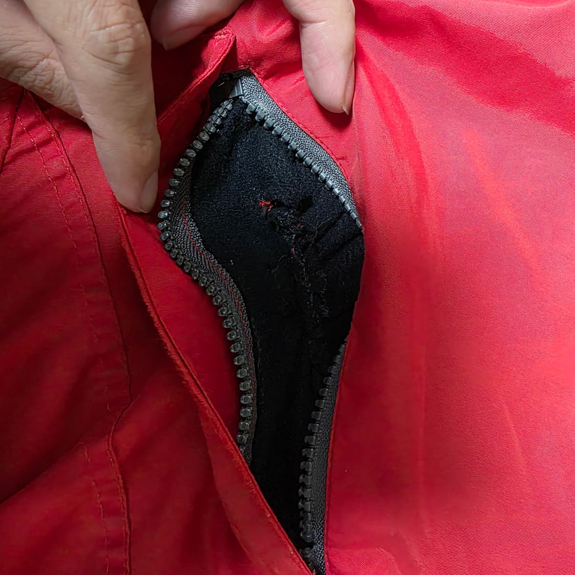 [L] 90s 빈티지 USA 파타고니아 신칠라 쉴드 레드 자켓 트래쉬드 상품이미지3