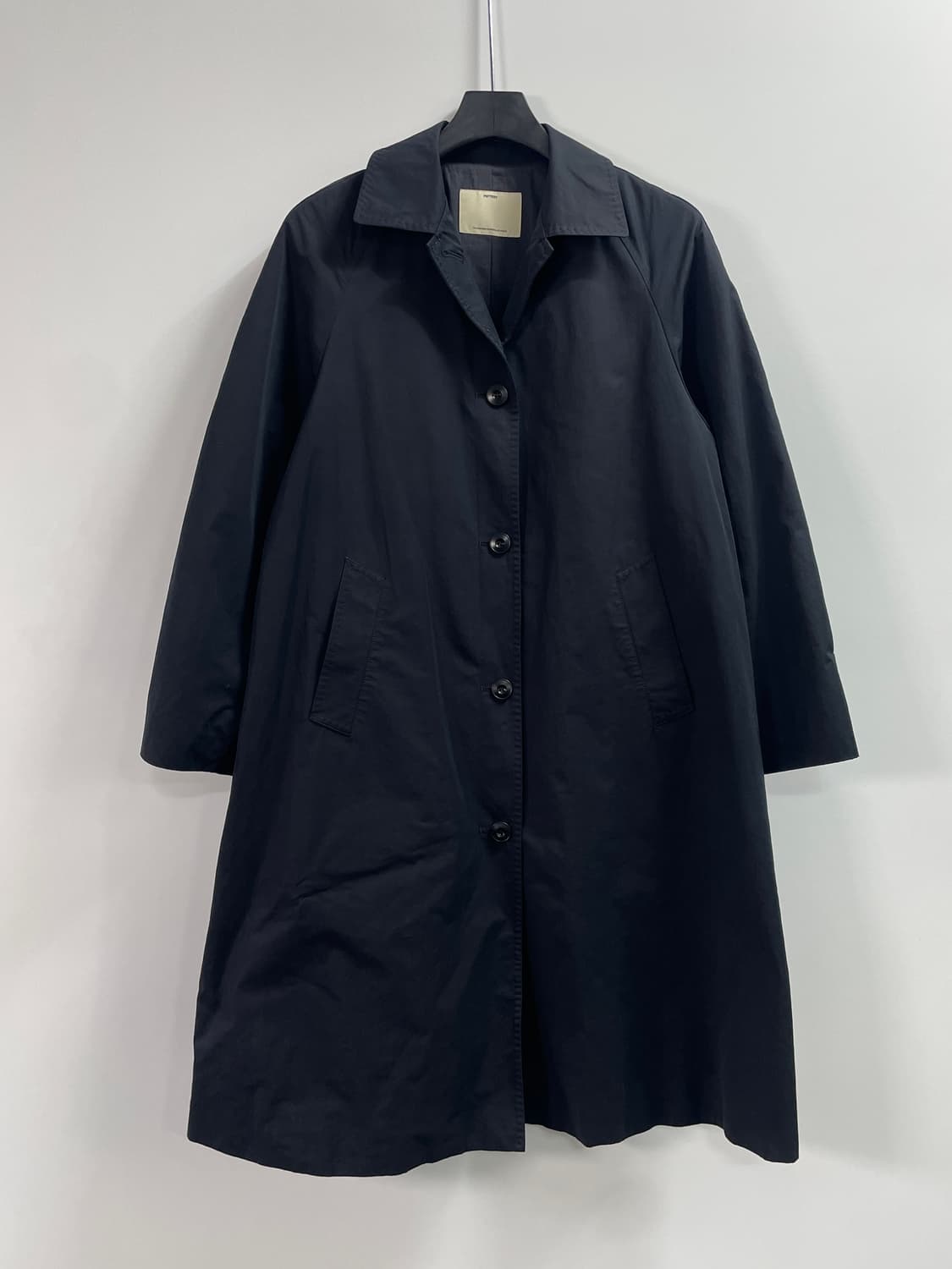 24ss 포터리 네이비 싱글 트렌치 맥코트 (on.402) 상품이미지1