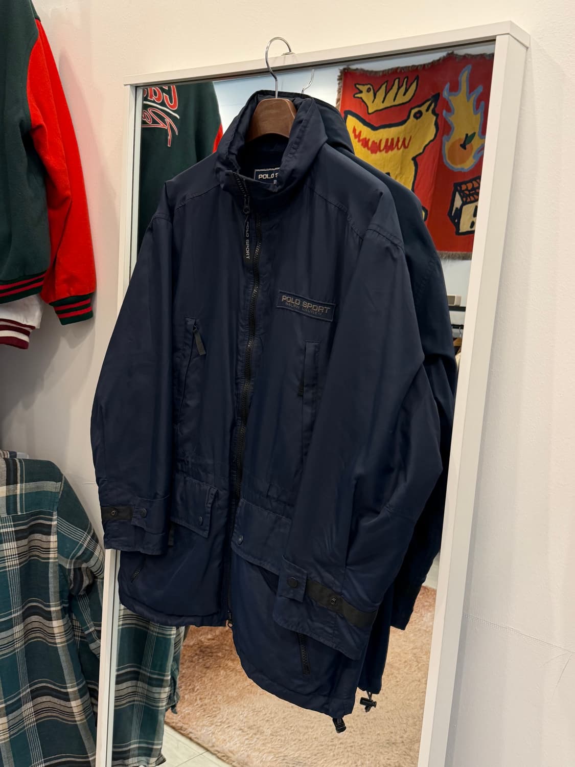 90-00s Polo Sport 폴로 스포츠 나일론 플리스 마운틴 자켓 상품이미지1