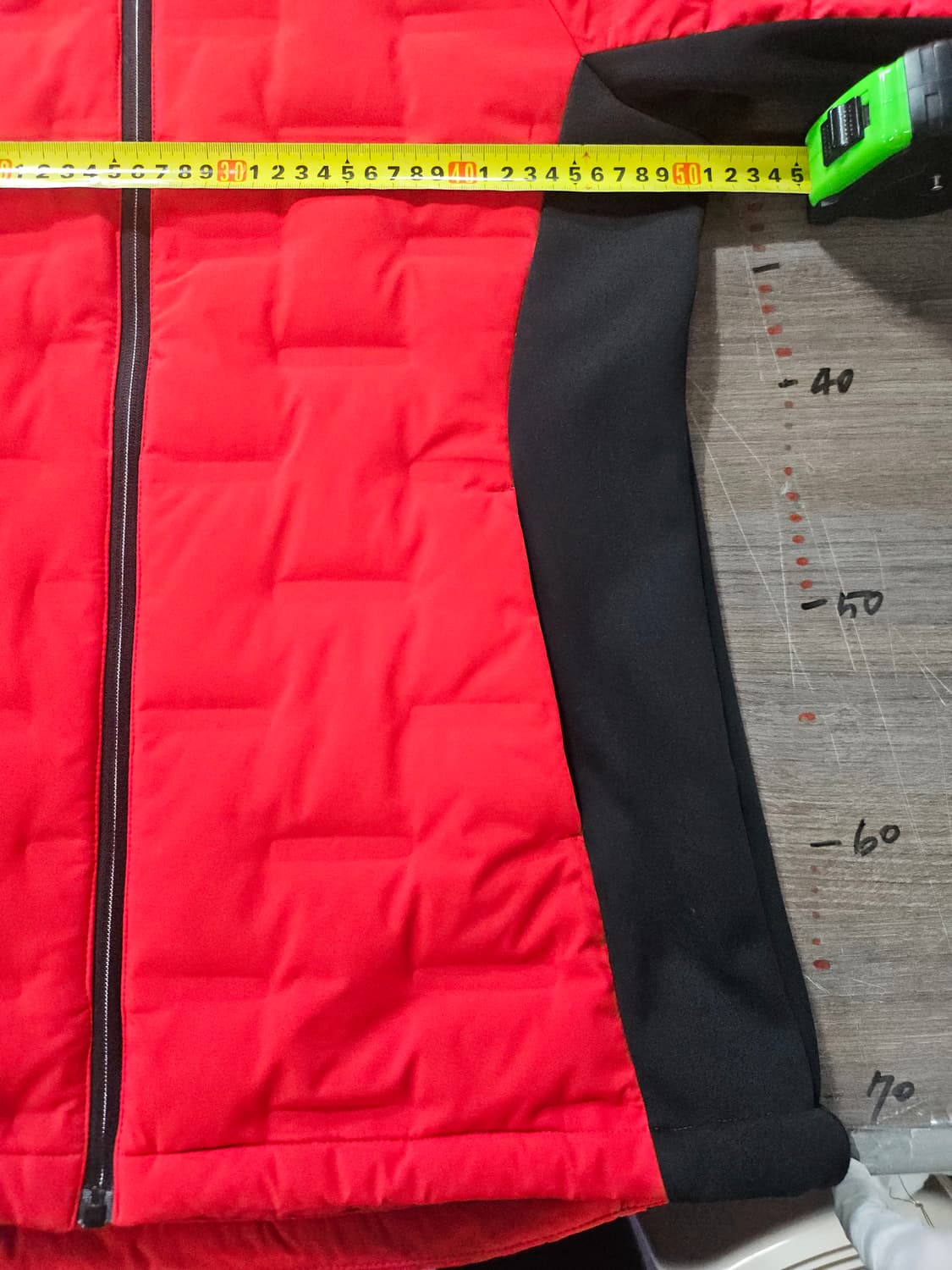 밀레 레드 구스 다운 후드 패딩 점퍼 105 상품이미지6