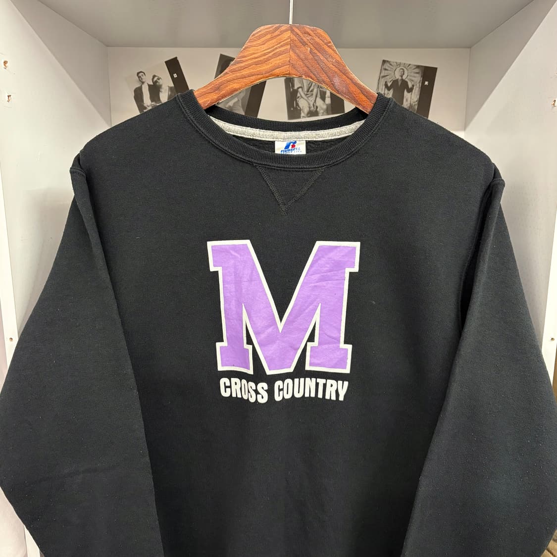 (M) 러셀 프린팅 라운드 맨투맨 상품이미지2