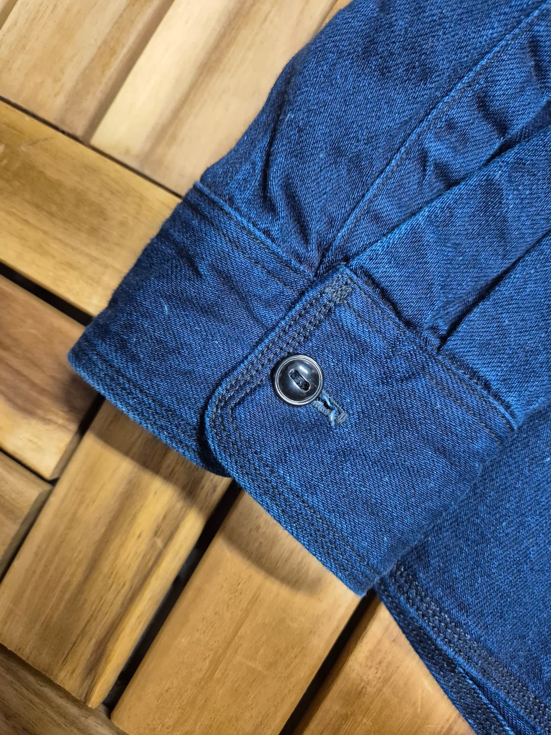 Kapital 캐피탈 인디고 smock bip shirt 스목빕 셔츠 상품이미지4