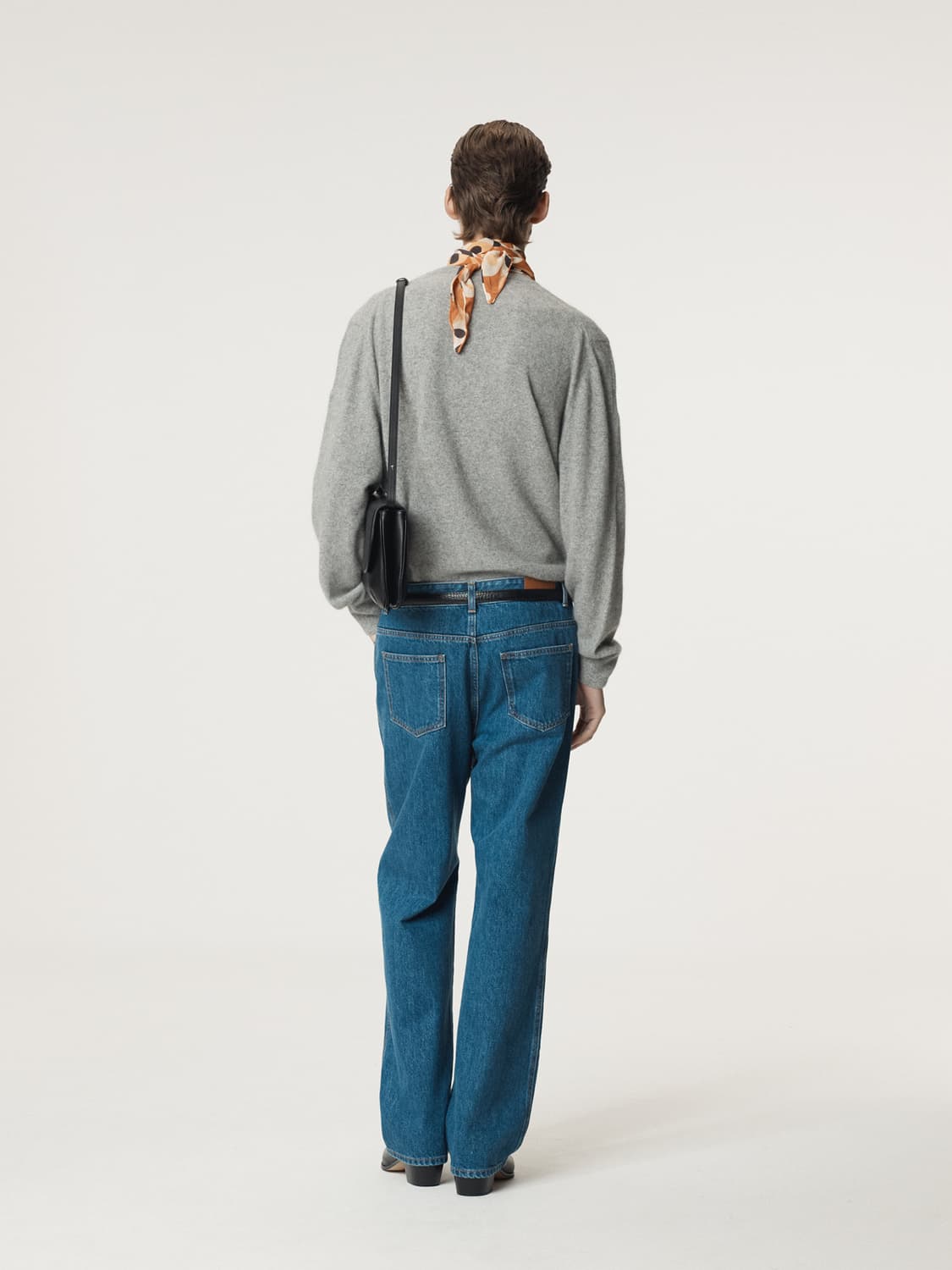 렉토 25fw 크루넥 레이어드 가디건 니트 탑 상품이미지3