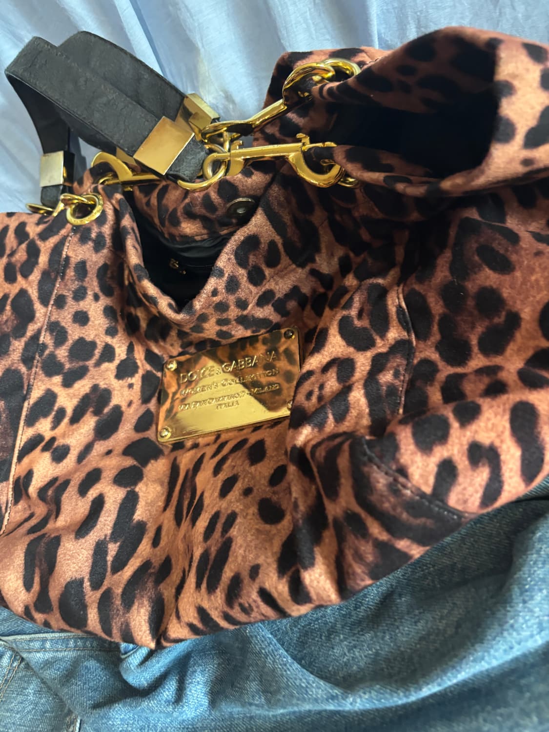 vintage dolce gabbana leopard boston bag 상품이미지2