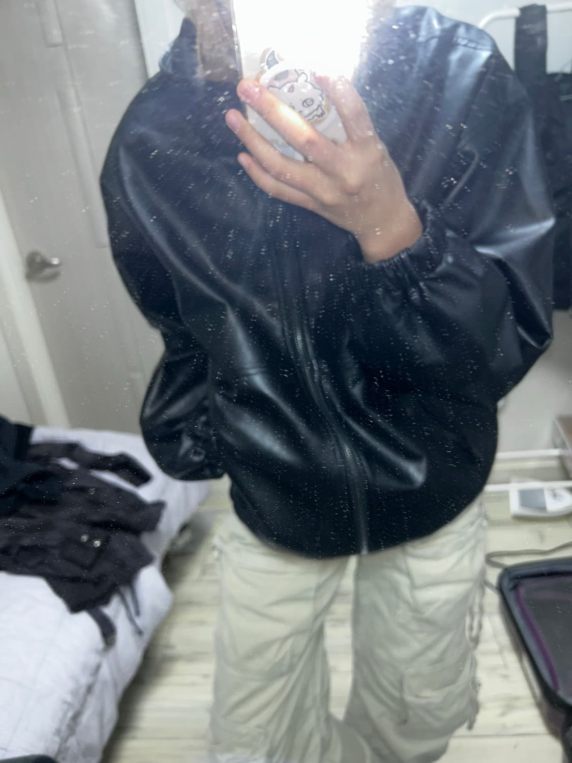 v2 가죽 레더 자켓 상품이미지2