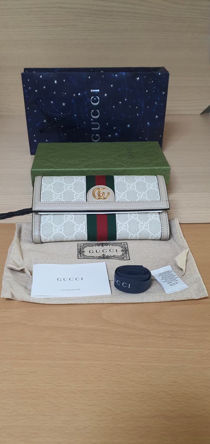 (미사용)구찌 오피디아 신형 장지갑/지갑 새상품급 정품(감정O) 상품이미지1