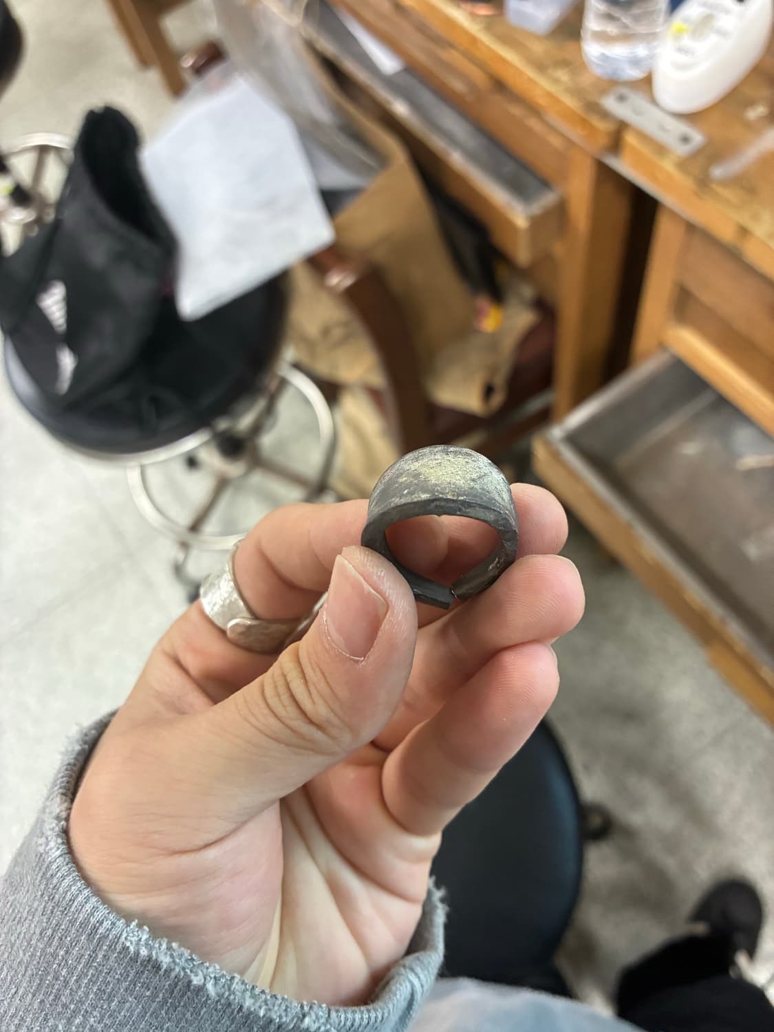 핸드메이드 은반지 상품이미지5