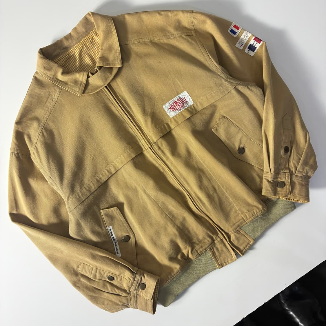 Japanese Vintage  마드무아젤 베이지 워크 봄버자켓   상품이미지3