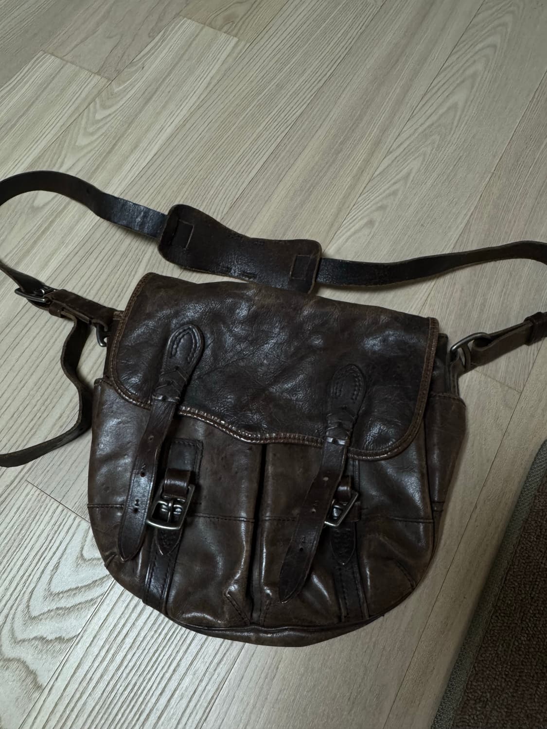 빈티지 폴로 랄프로렌 가죽 크로스백 상품이미지1