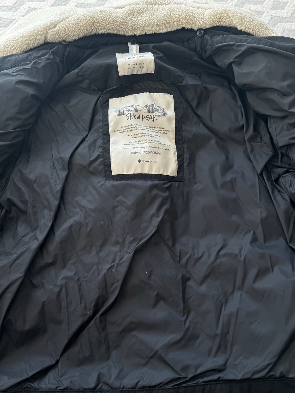 스노우피크 패딩(여성 카라 부클렉 헤비 다운 자켓) 상품이미지5