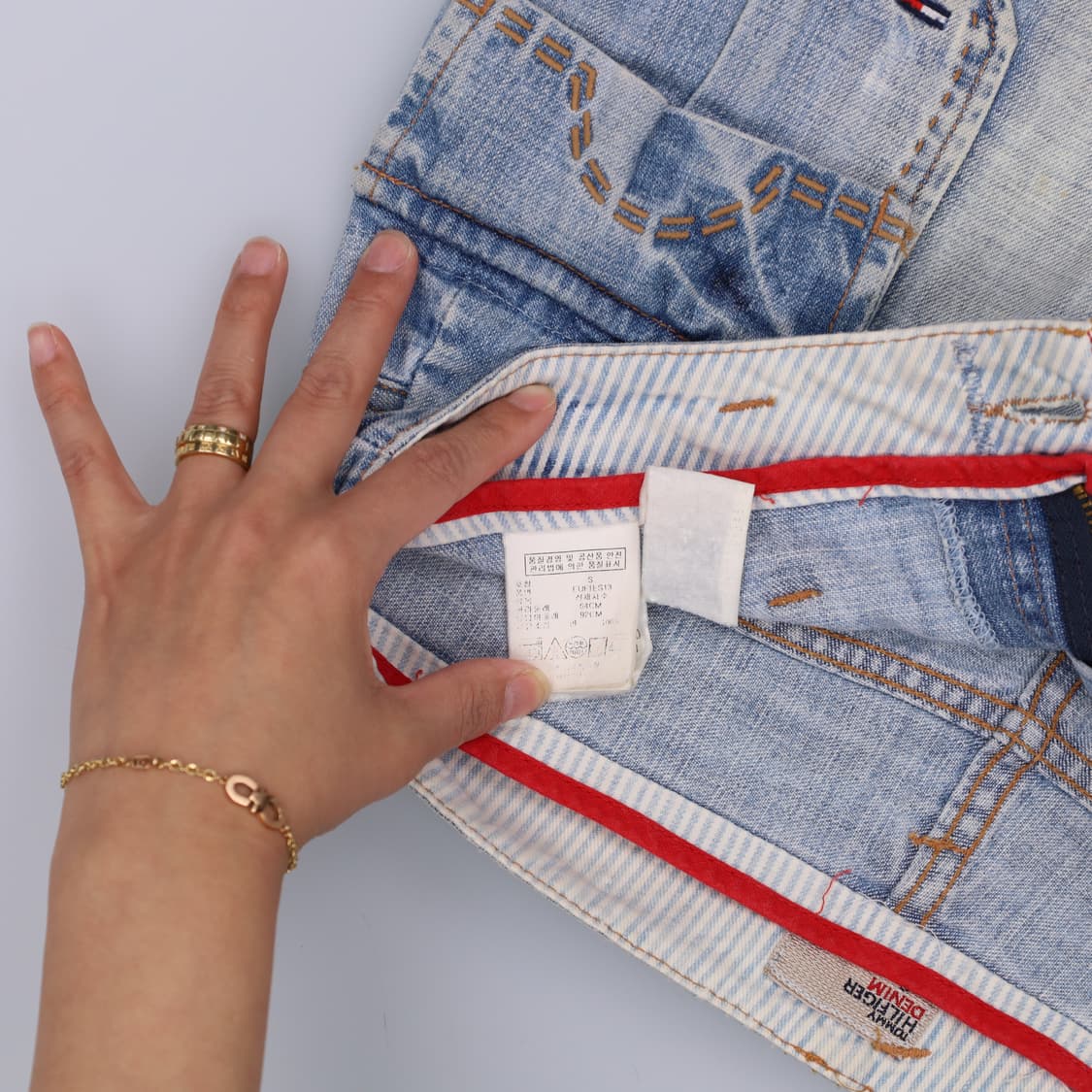 S 타미힐피거 데님 스커트 0420H1 상품이미지4