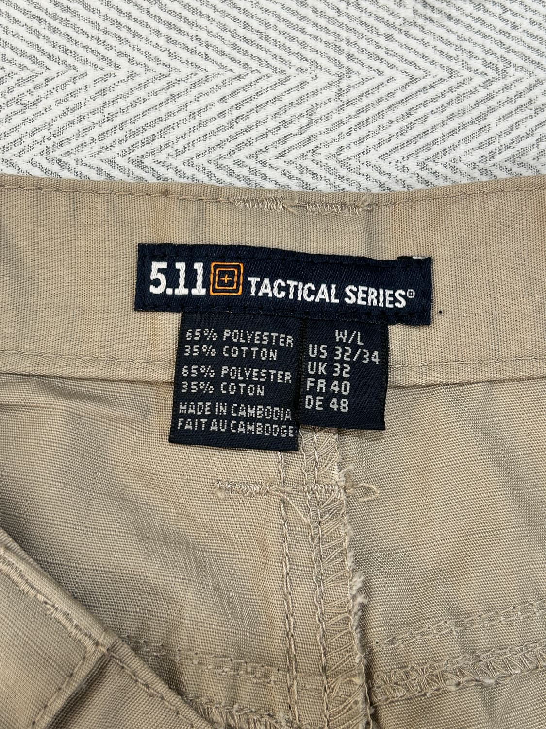 USA 5.11 택티컬 베이지 팬츠 바지 남성 32-33인치 상품이미지7