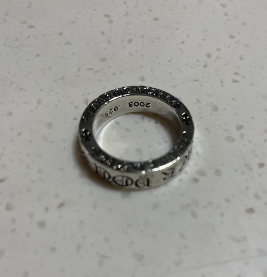 [US7.5] 크롬하츠 퍽유링 반지 상품이미지1