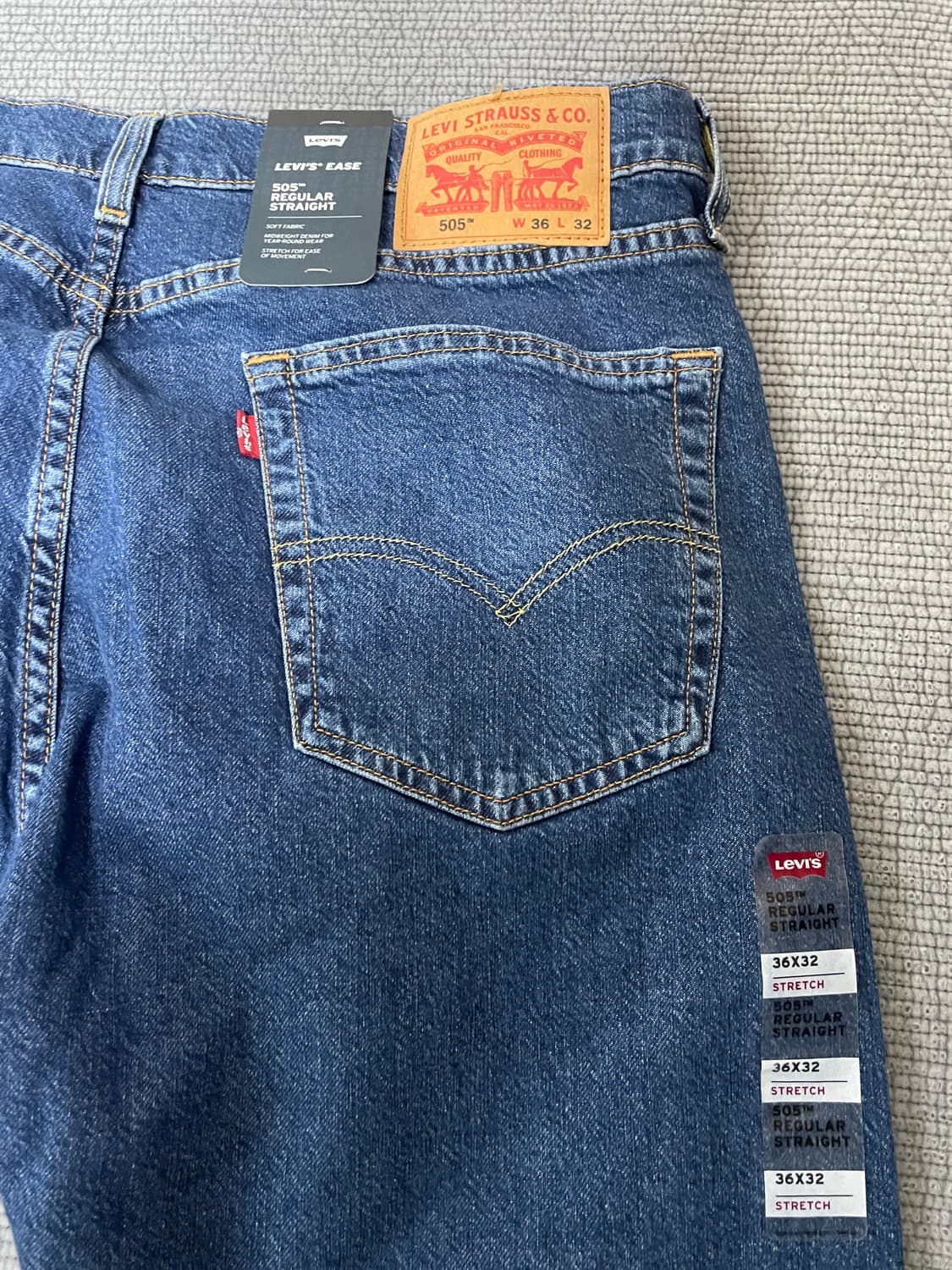 리바이스 505 레귤러 스트레이트 진 상품이미지3