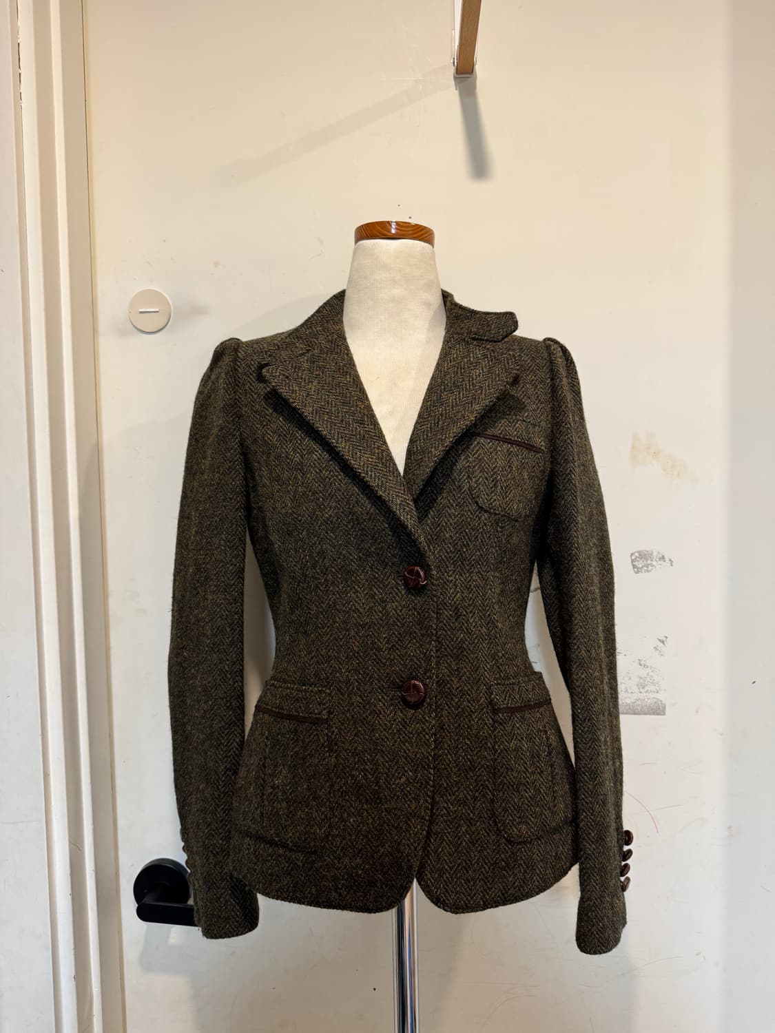 Hazzys 헤지스 레이디스 해리스트위드 자켓 상품이미지8