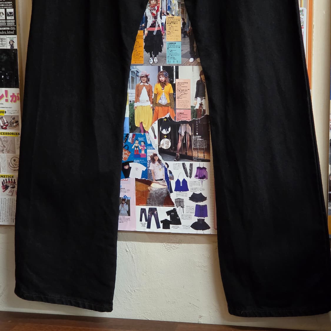 리바이스 517 세미 부츠컷 블랙 팬츠 상품이미지5