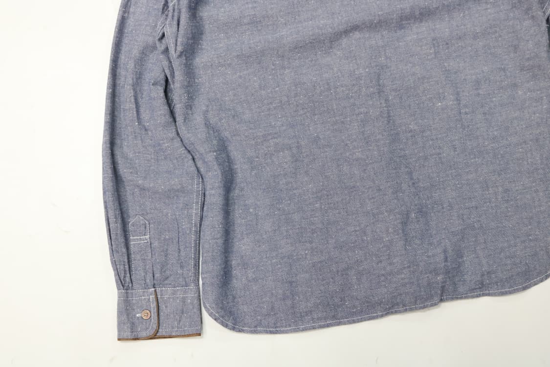 KANSAI JEANS 칸사이진즈 빈티지 블루 샴브레이 워크 셔츠 상품이미지8