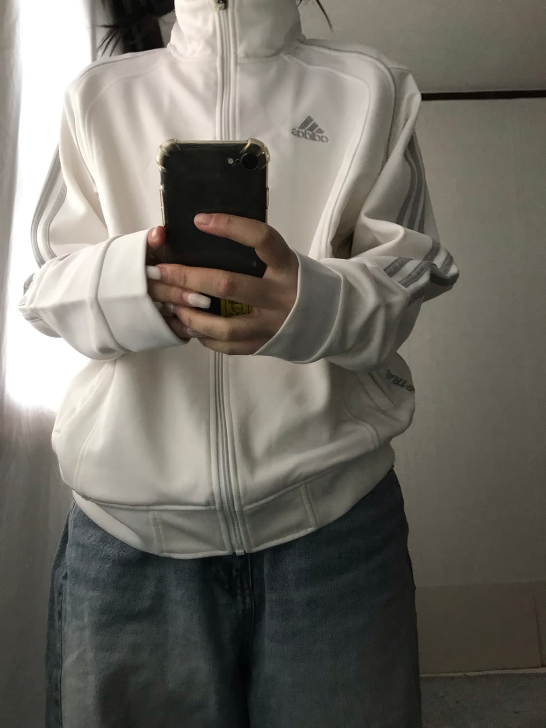 아디다스 화이트 실버 져지 상품이미지2