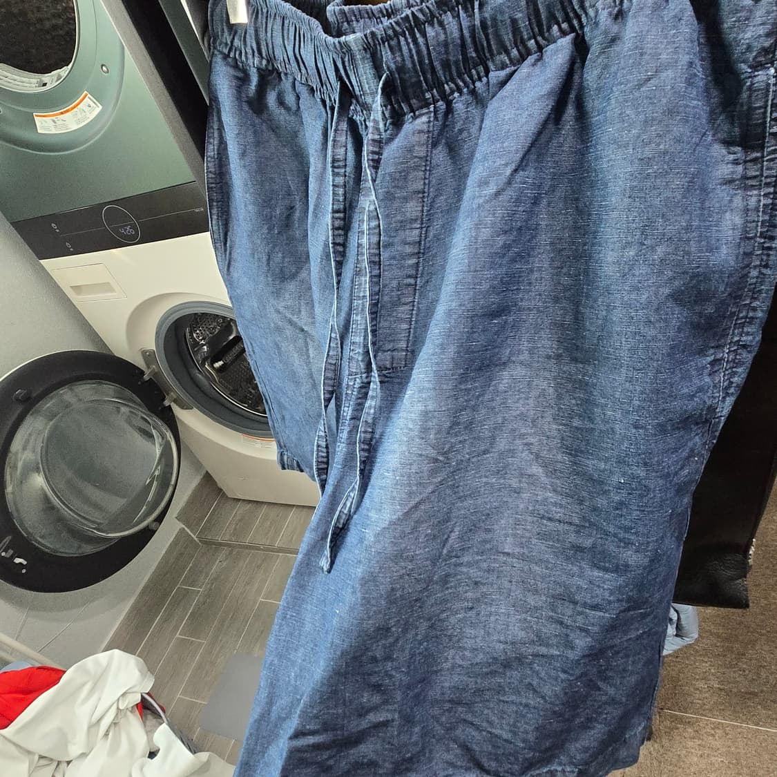 ​[매장가 200만대] 로에베 피셔맨 드로스트링 데님 쇼츠 (XL) 상품이미지3