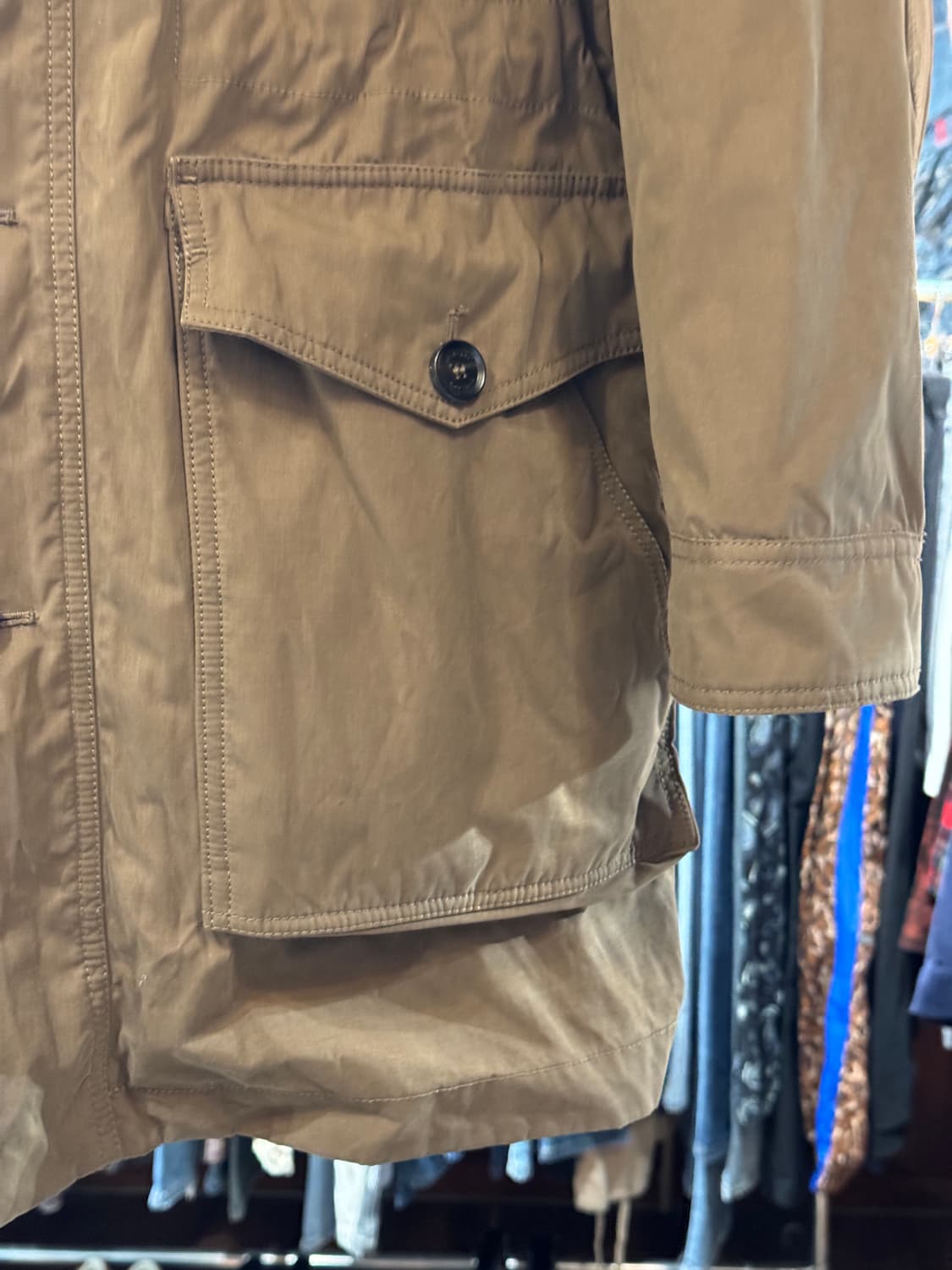 벨스타프 밀리터리 자켓 내피 덕다운 패딩 새상품 M 상품이미지4