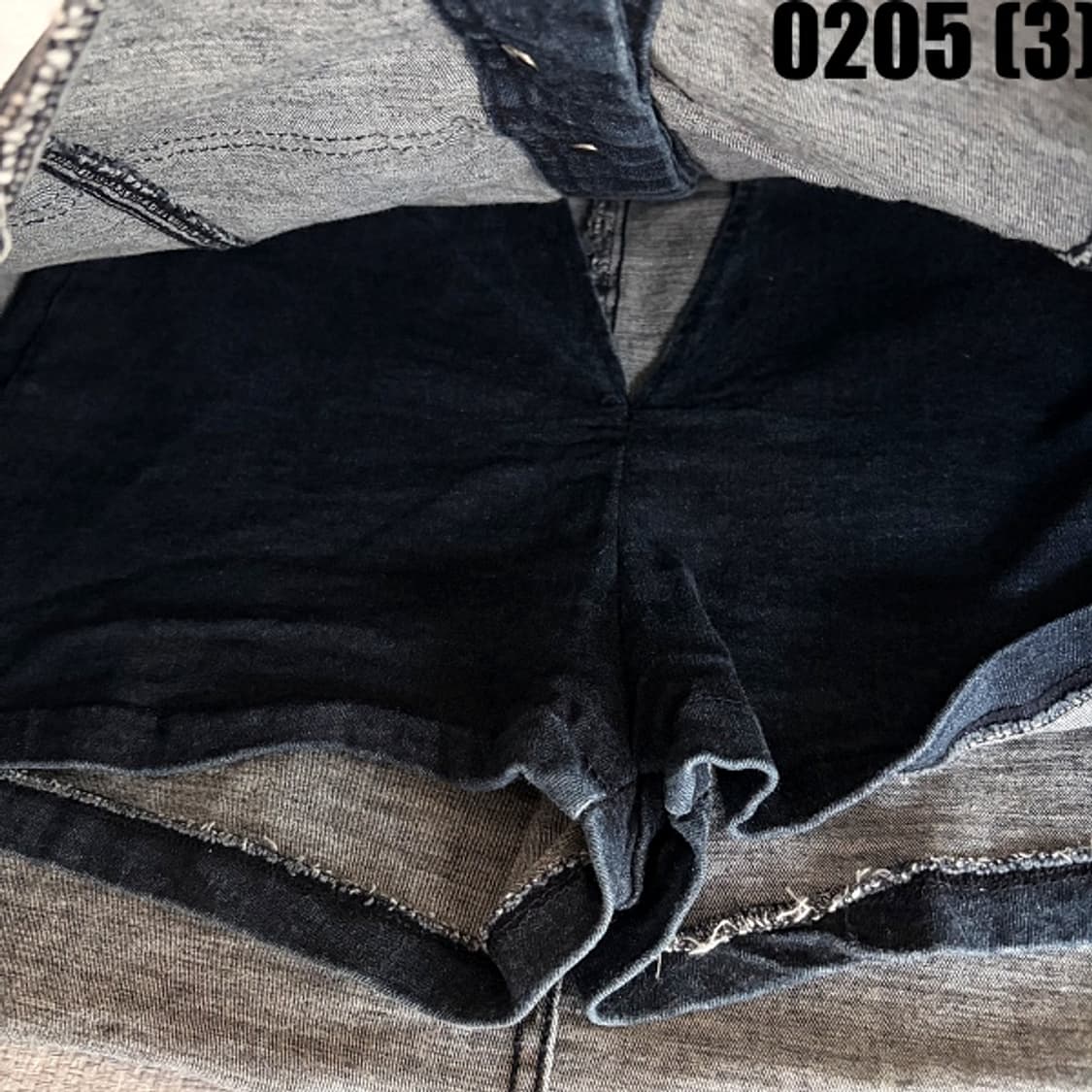 [34] 트렉스 단추 디테일 진청 미니 스커트 치마 바지 0205(3) 상품이미지3