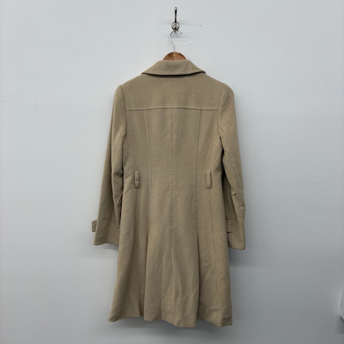 버버리 베이지색 플레어 코트 여s 상품이미지6