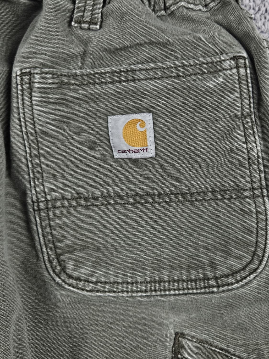 칼하트 캔버스 더블니 밴딩 커스텀 워크 팬츠 (40X30)/ 10231 상품이미지8