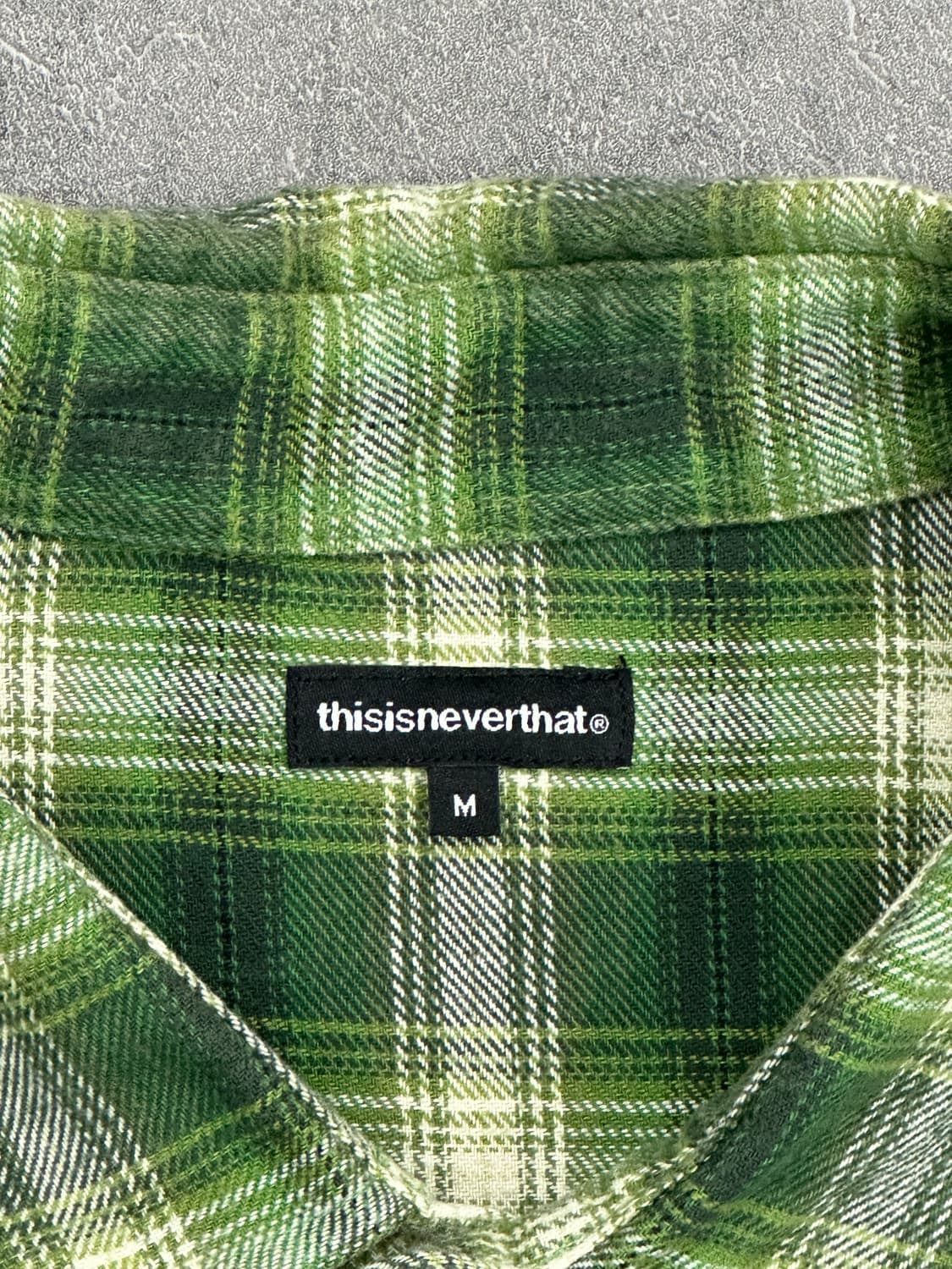 디스이즈네버댓 체크 셔츠 상품이미지4