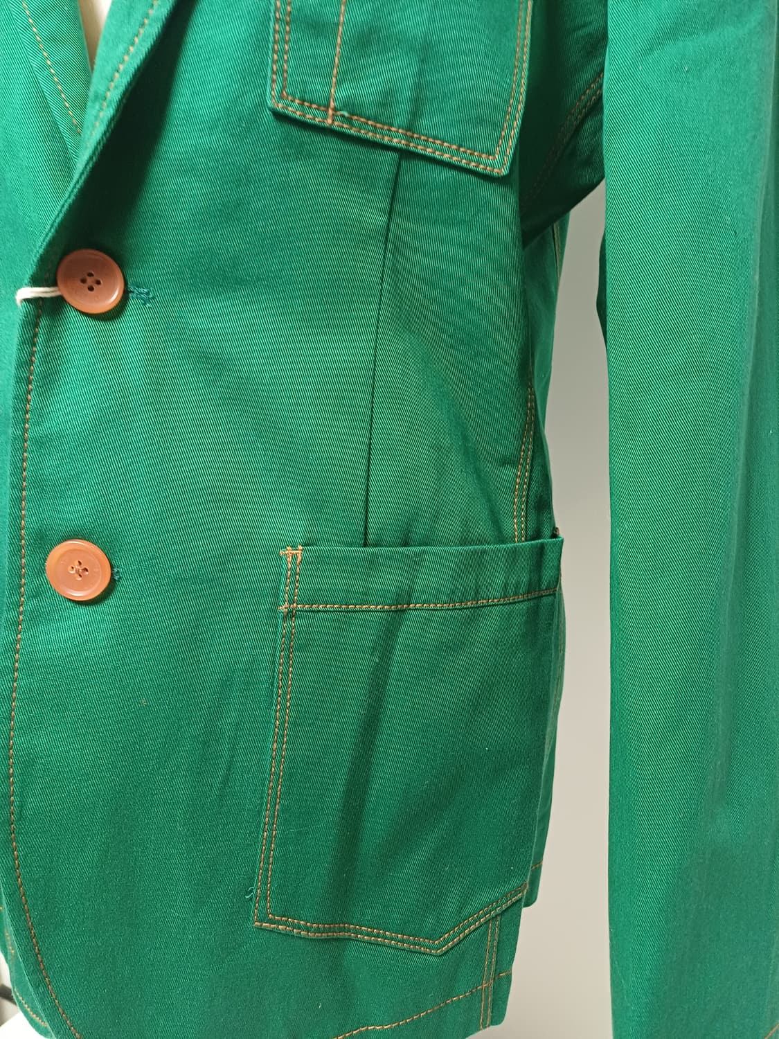 ASK ENQUIRED 브리티시 캐주얼 그린 자켓 (새상품급) 상품이미지5