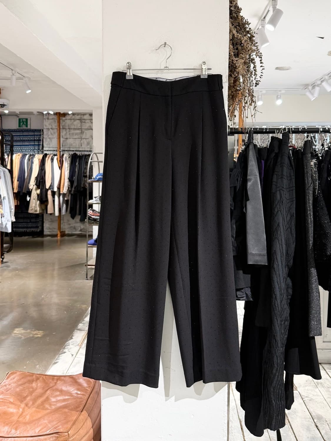 3.1 필립 림 블랙 비즈 슬랙스 팬츠 상품이미지1