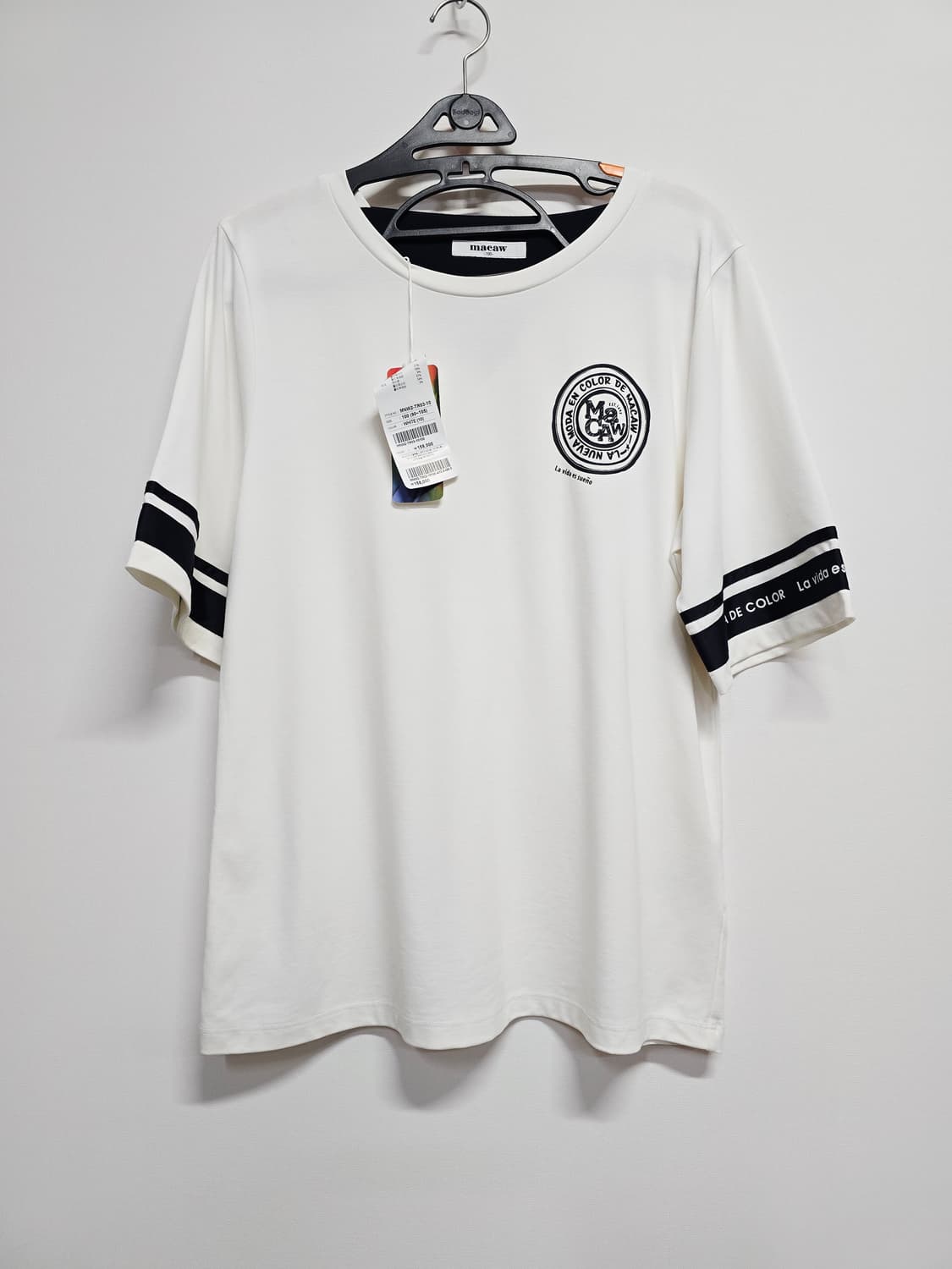 새상품  macaw 마카우  반팔 티셔츠 100 상품이미지1