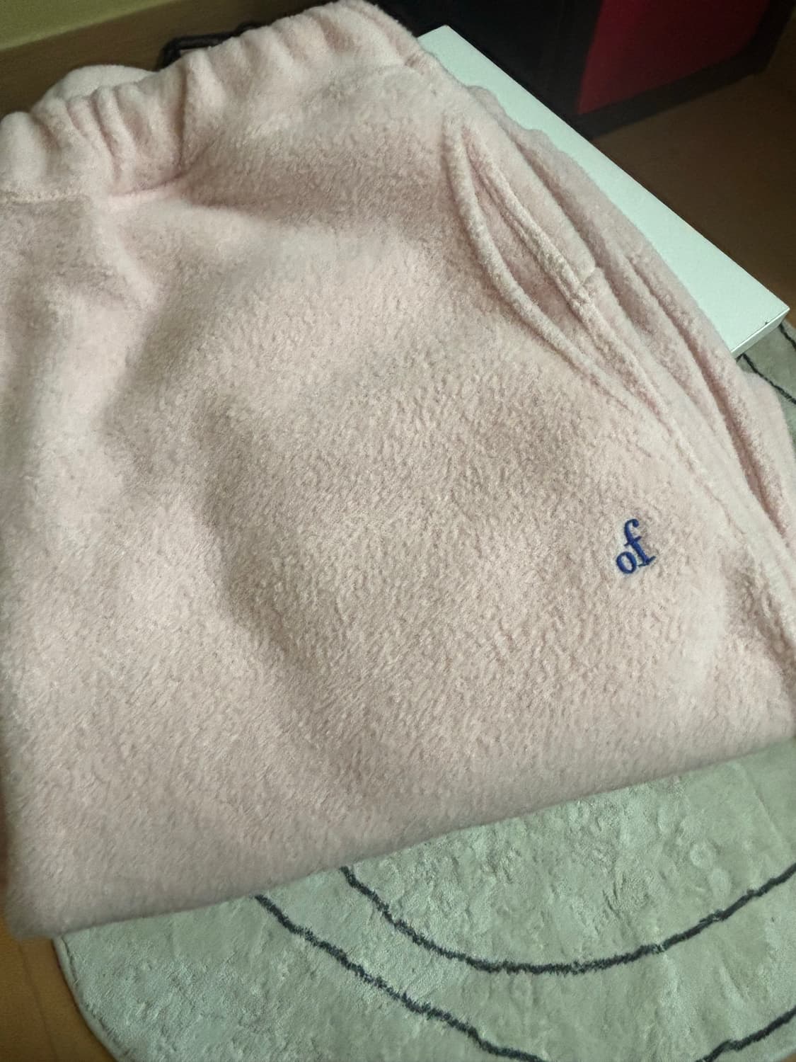 오버듀플레어 오브 웜 조거 팬츠 베이비 핑크 상품이미지5