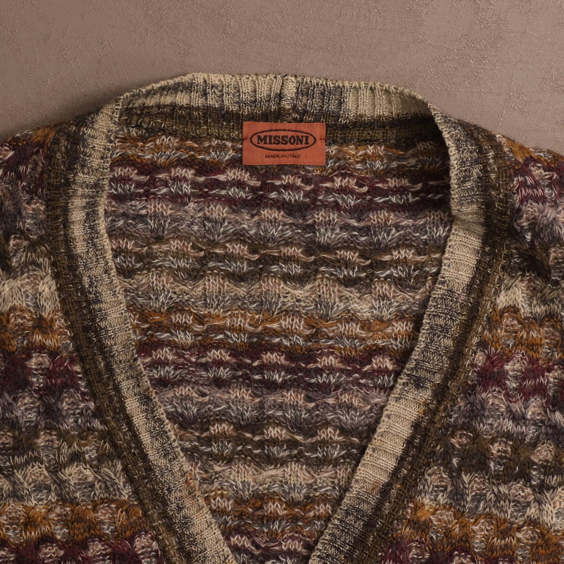 미쏘니 케이블패턴 울 니트 가디건 A1479 상품이미지2