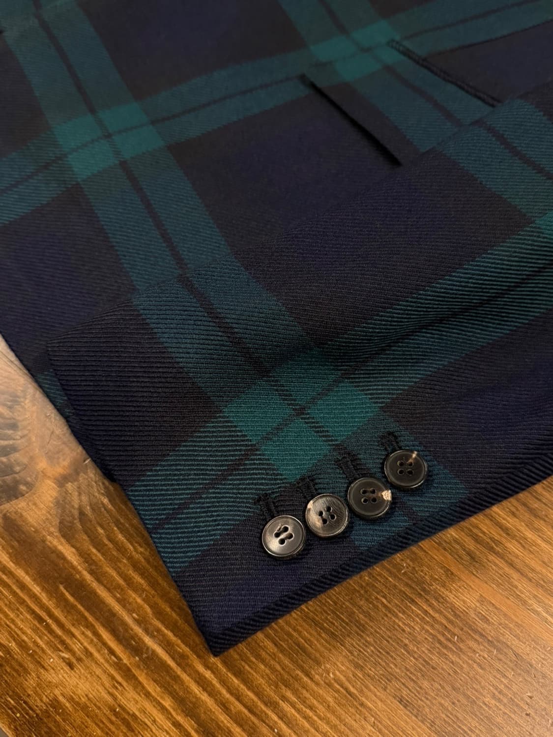 발렌티노 블랙와치 자켓 남성95-100 상품이미지8