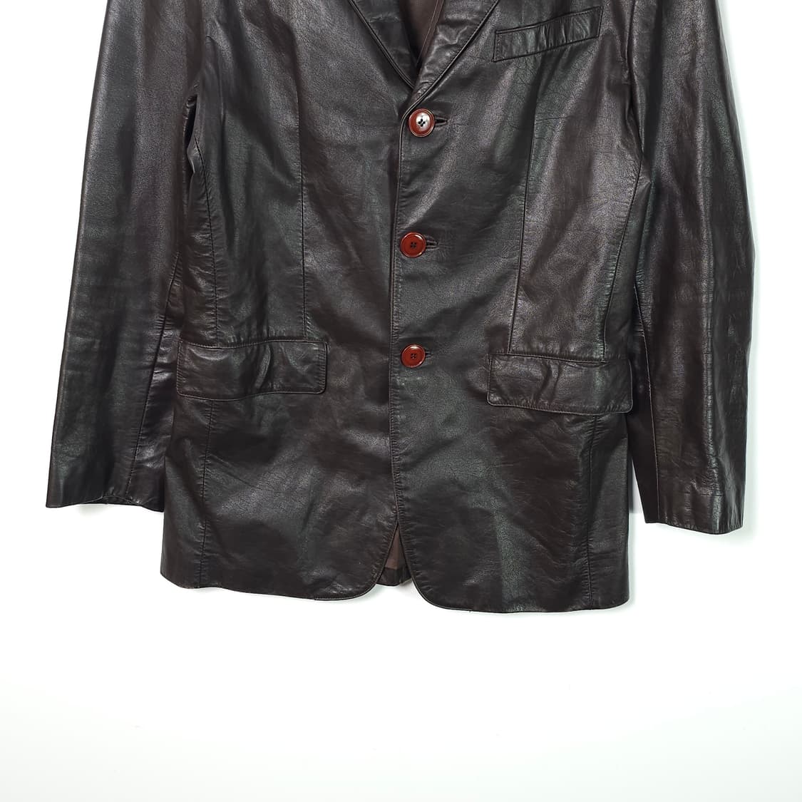 빈티지 소가죽 블레이저 XL 상품이미지3