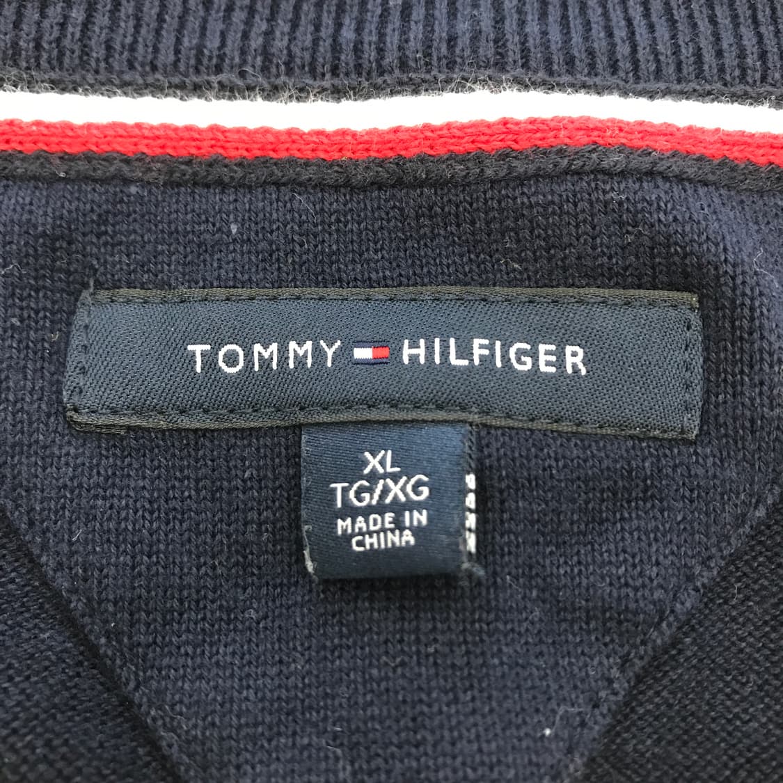 타미힐피거 스트라이프 꿀벌니트 [XL] 상품이미지5