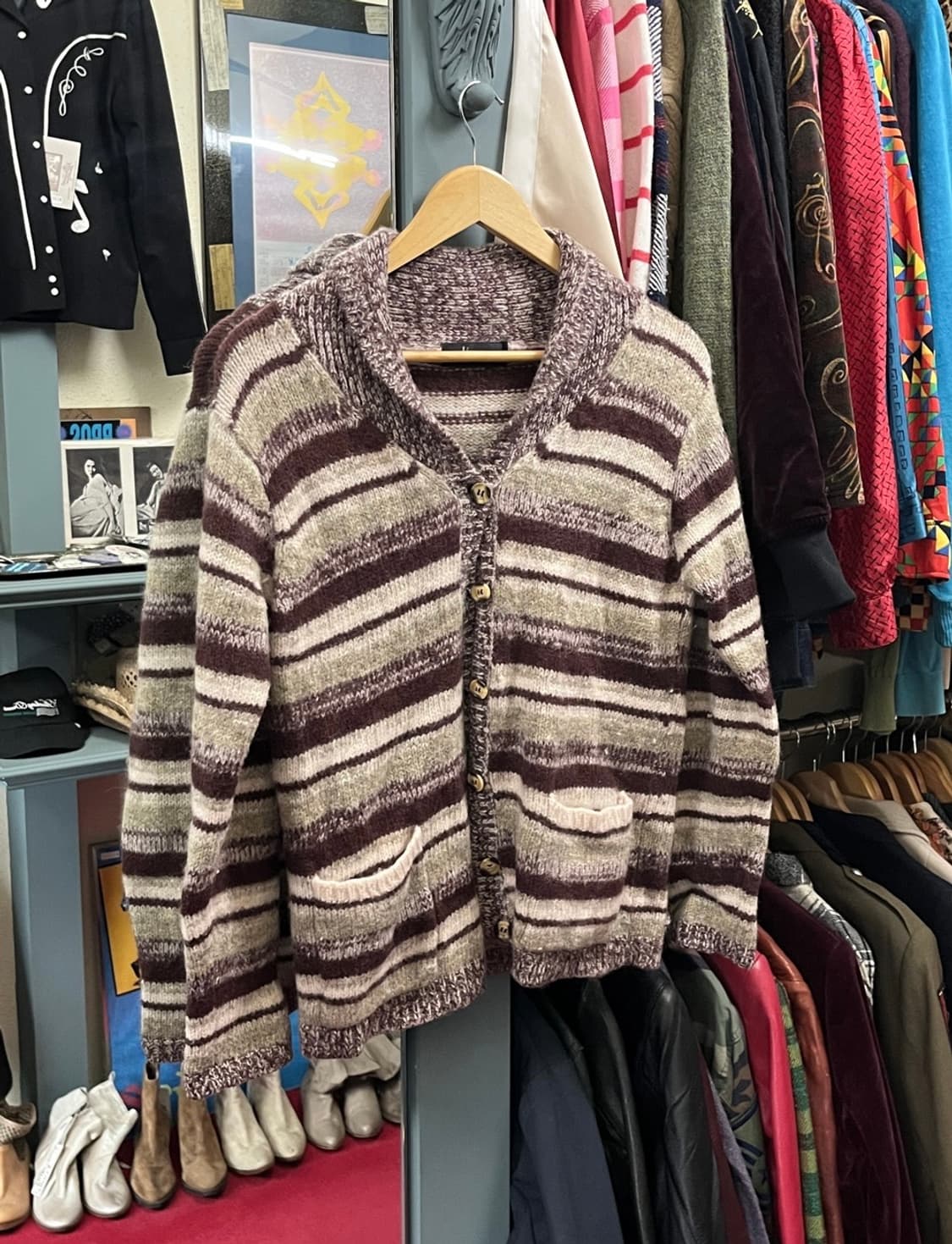 STRIPED KNIT CARDIGAN 상품이미지4