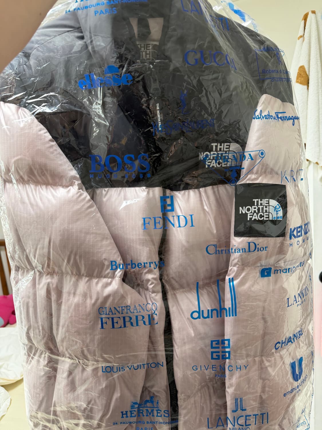 노스페이스 눕시 화이트라벨 패딩  상품이미지3