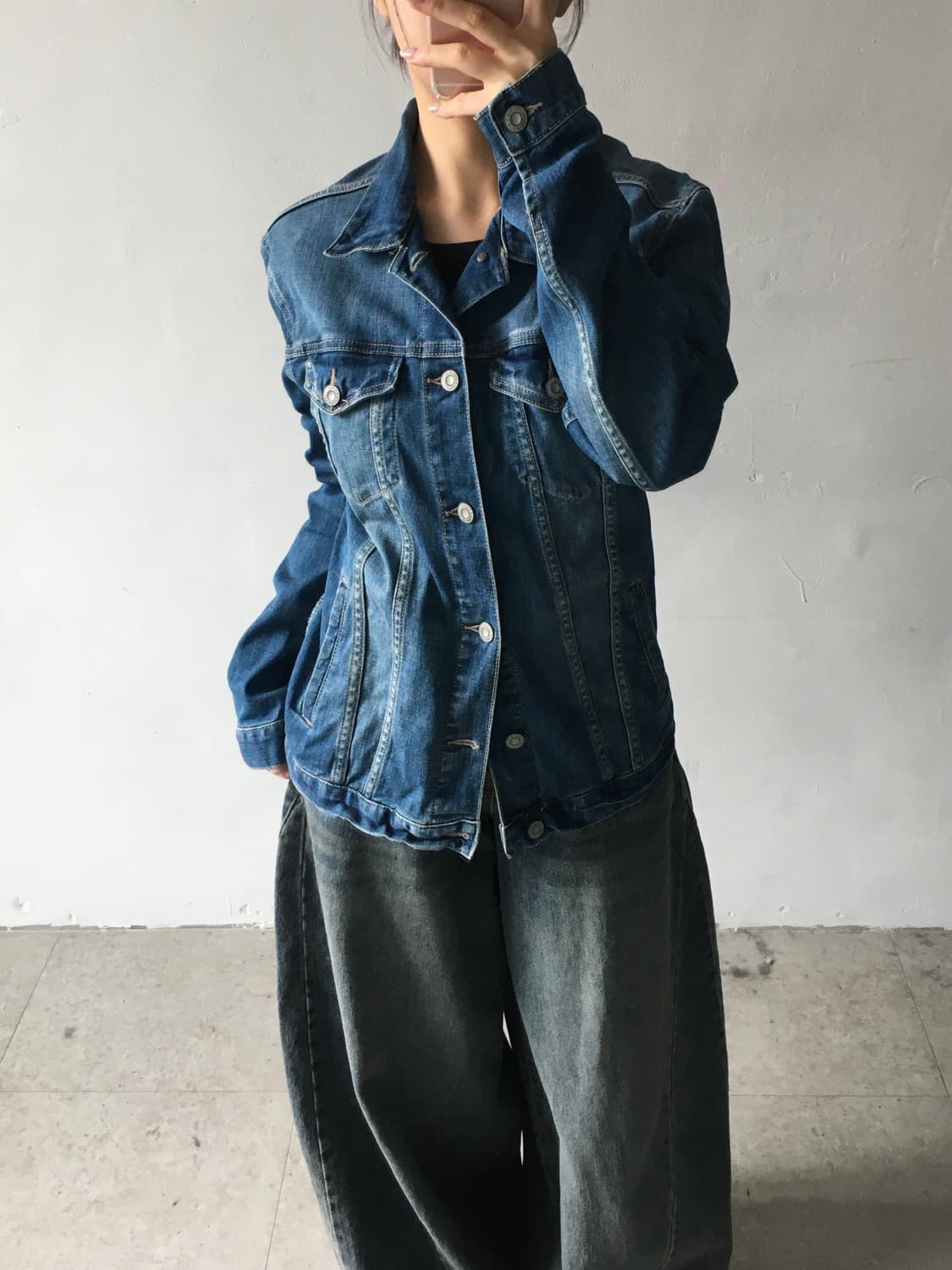 후아유 데님자켓 상품이미지1