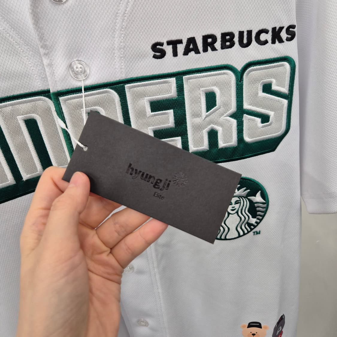 SSG랜더스 스타벅스 22주년 파트너 베이스볼 유니폼 110 상품이미지3