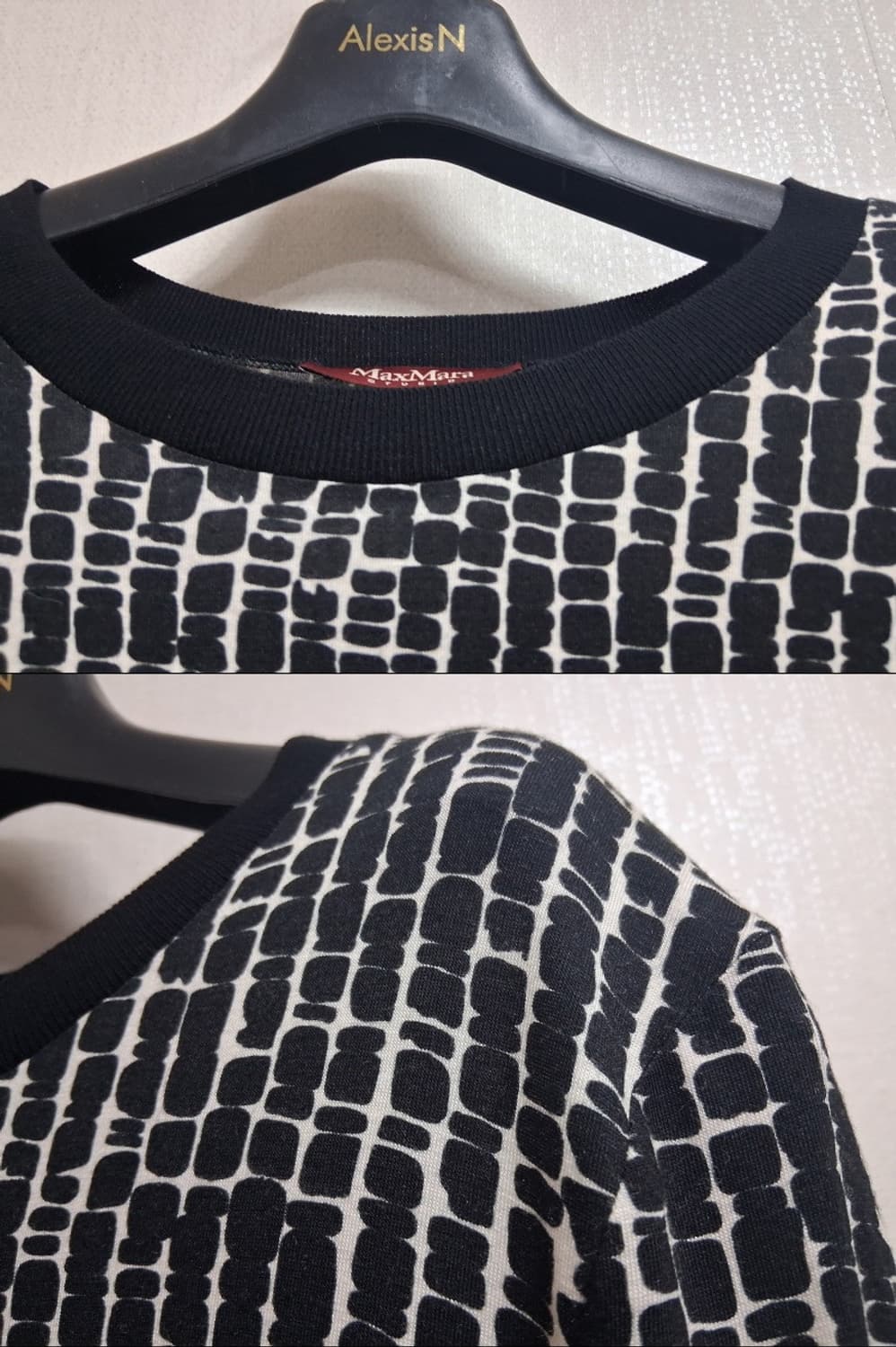 막스마라 비스코스 레이욘 져지원피스 여성 55 피트 슬림66 상품이미지4