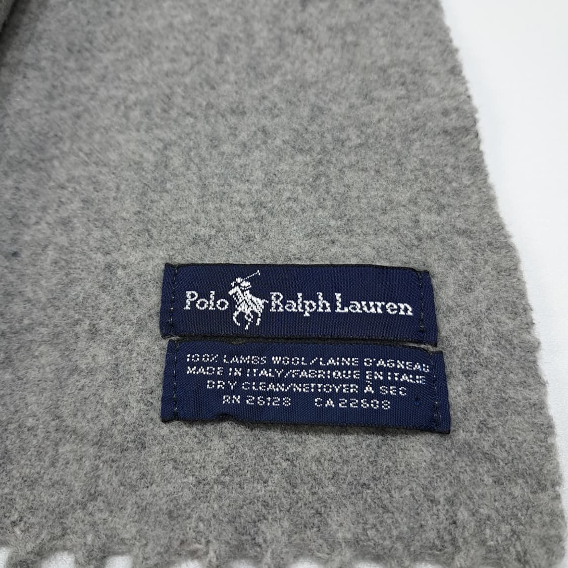 MX594 폴로 00s 이태리판 램스울 멀티포니 그레이 머플러 목도리 상품이미지5