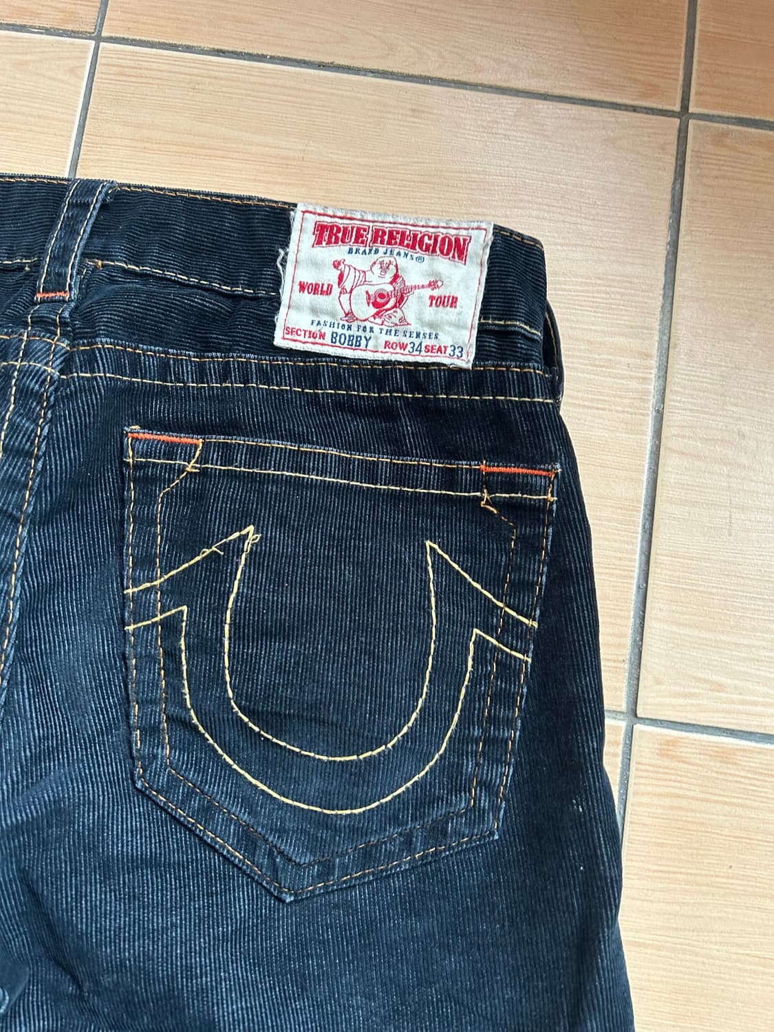 트루릴리전 BOBBY 코듀로이팬츠 34in 상품이미지2