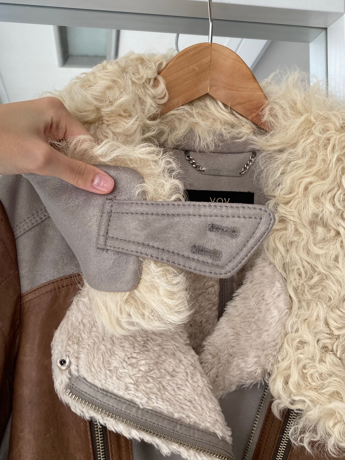 양털 양가죽 무스탕 자켓 상품이미지7