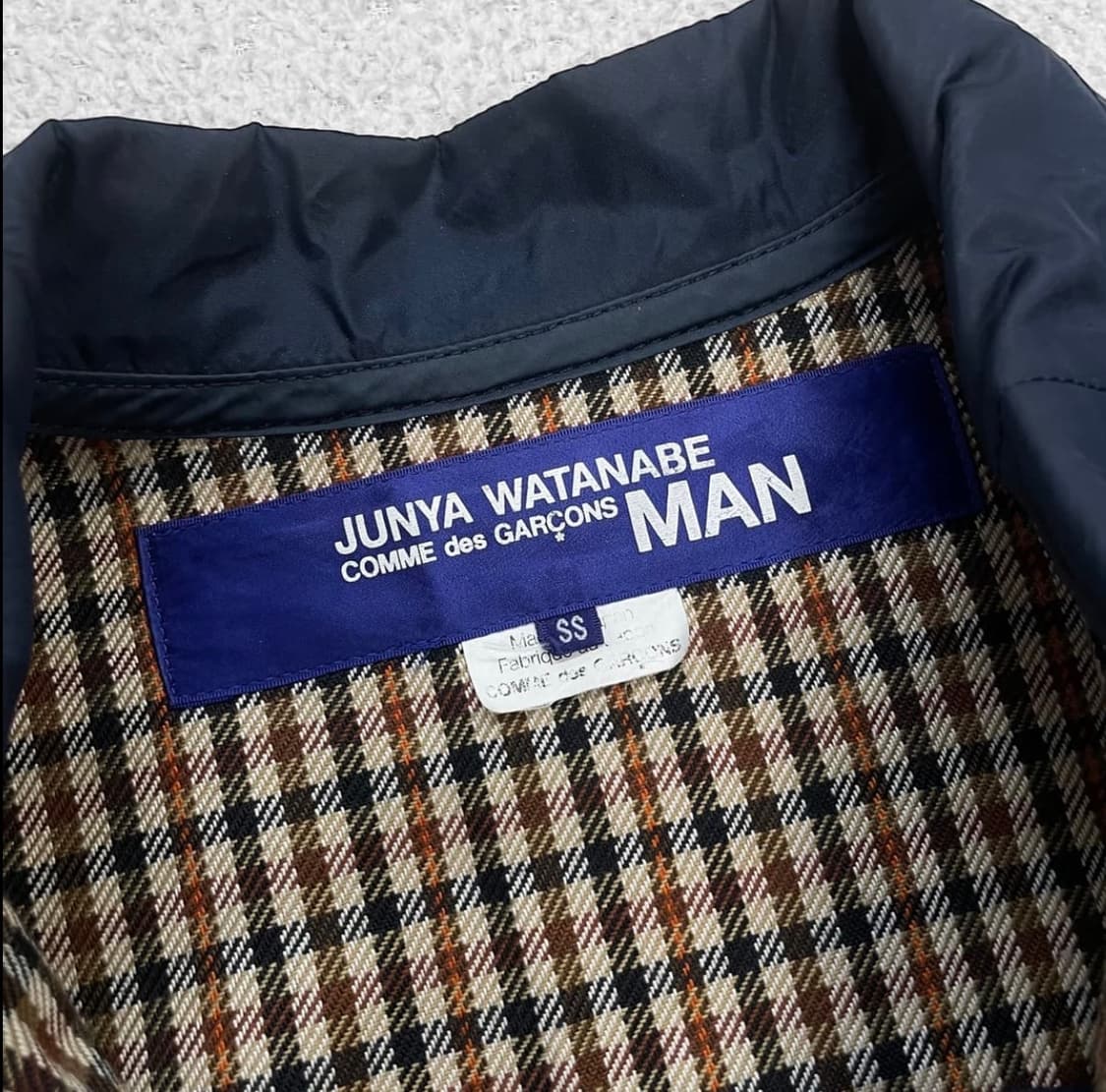 준야와타나베 꼼데가르송 해링턴 자켓 S 상품이미지3