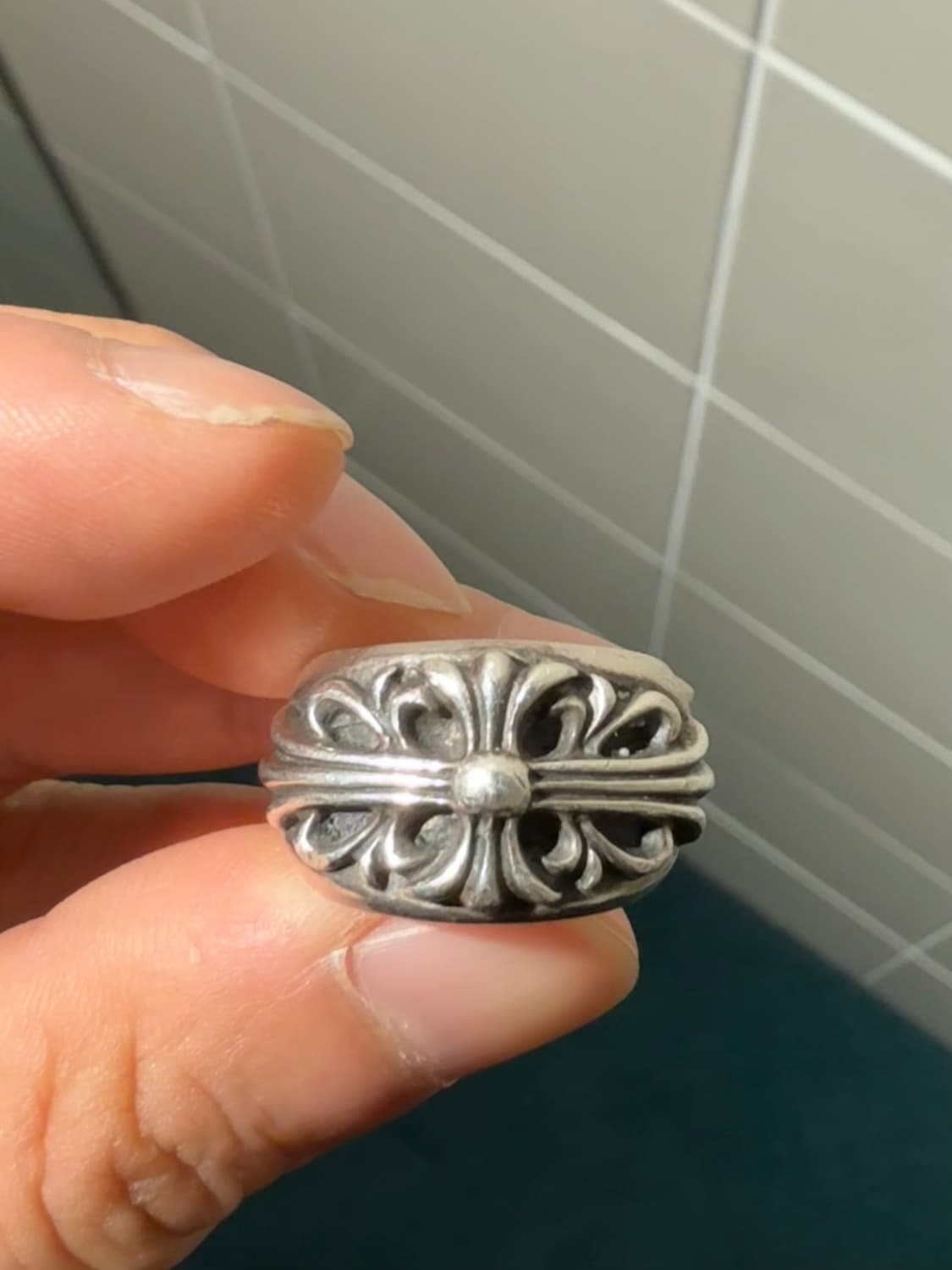 크롬하츠 플로럴 크로스링 us5 상품이미지5